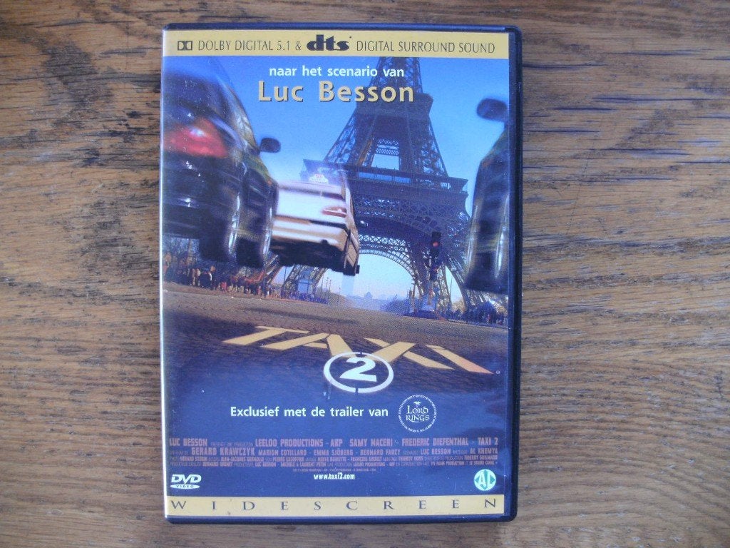 DVD: Taxi 2, naar het scenario van Luc Besson., Alle leeftijden, Nederlands, Ophalen of Verzenden, Zo goed als nieuw