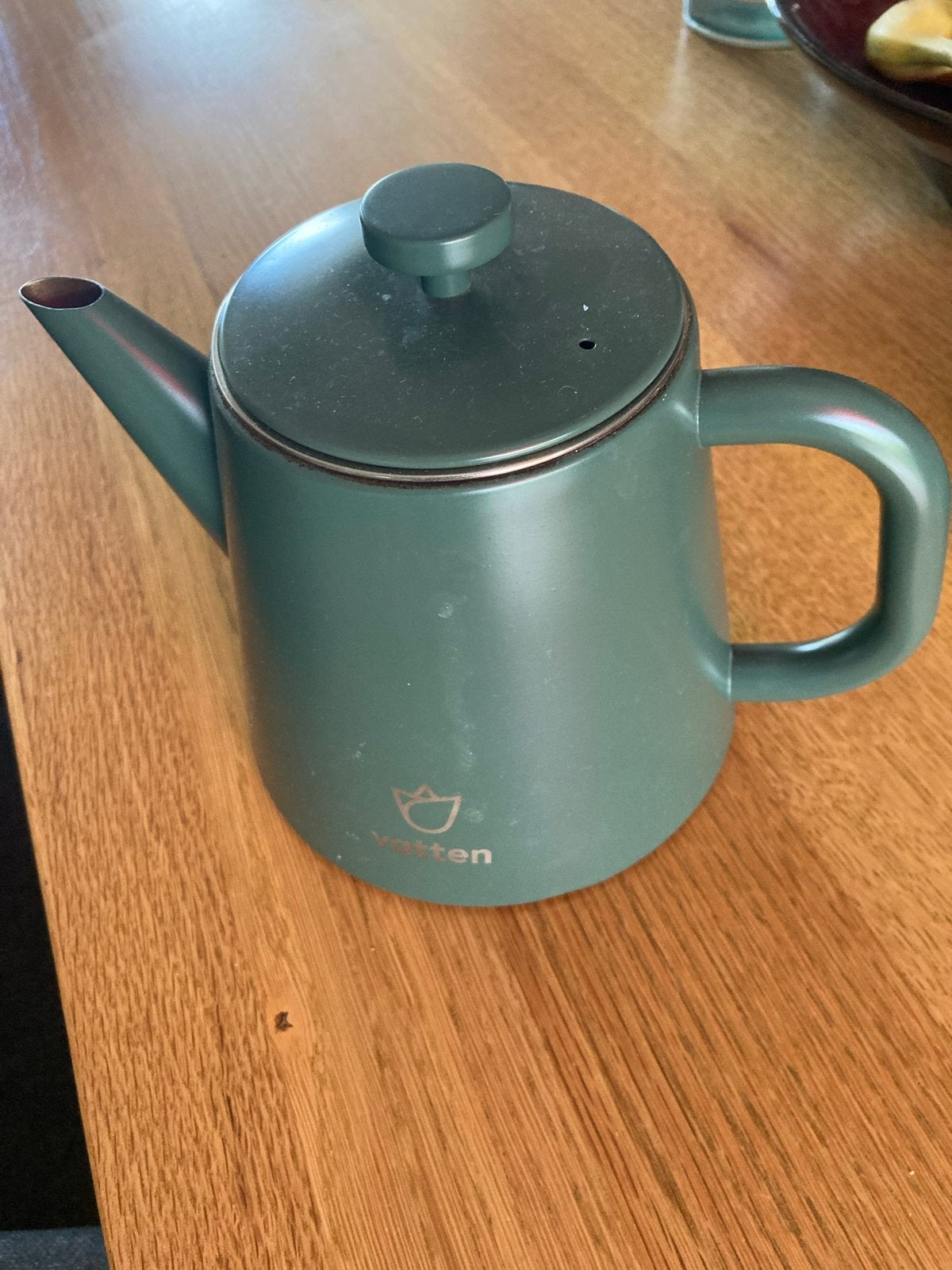 Vatten Theepot - Groen, Metaal, Overige merken, Ophalen, Theepot/fluitketel