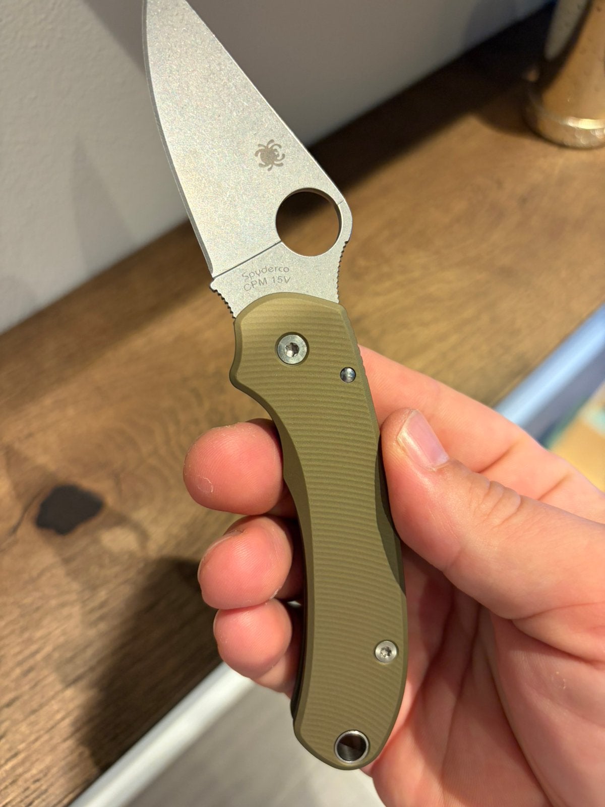 Spyderco Para 3 CPM15V AWT Scales, Ophalen of Verzenden, Nieuw