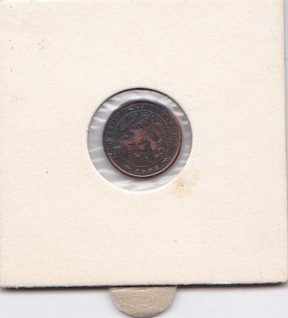 1/2 cent wilhelmina 1906, Postzegels en Munten, Munten | Nederland, Ophalen of Verzenden, Koningin Wilhelmina, Overige waardes
