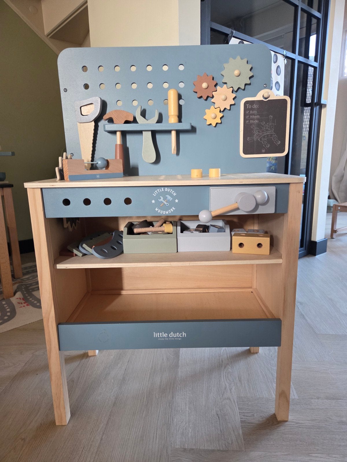 Little Dutch Houten Werkbank - Kleine beschadiging, Ophalen, Gebruikt, Knutselen