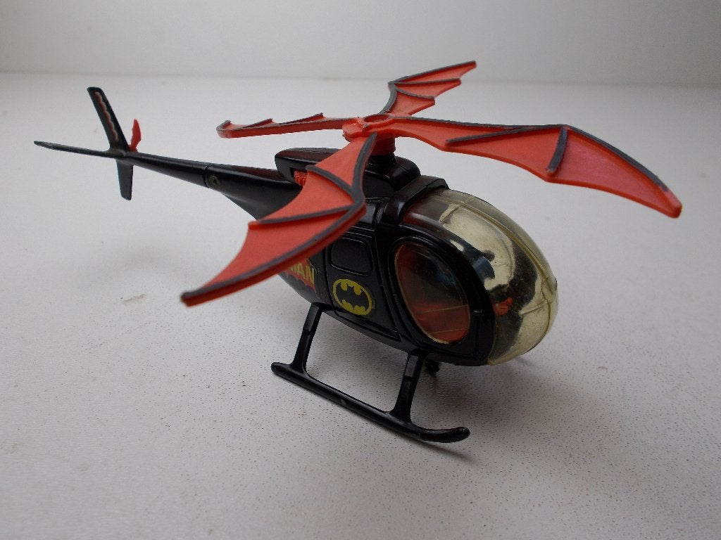 1976 Corgi Toys 925 BATCOPTER + BATMAN FIGUURTJE + Hijshaak!, Ophalen of Verzenden, Zo goed als nieuw, Overige typen, Corgi