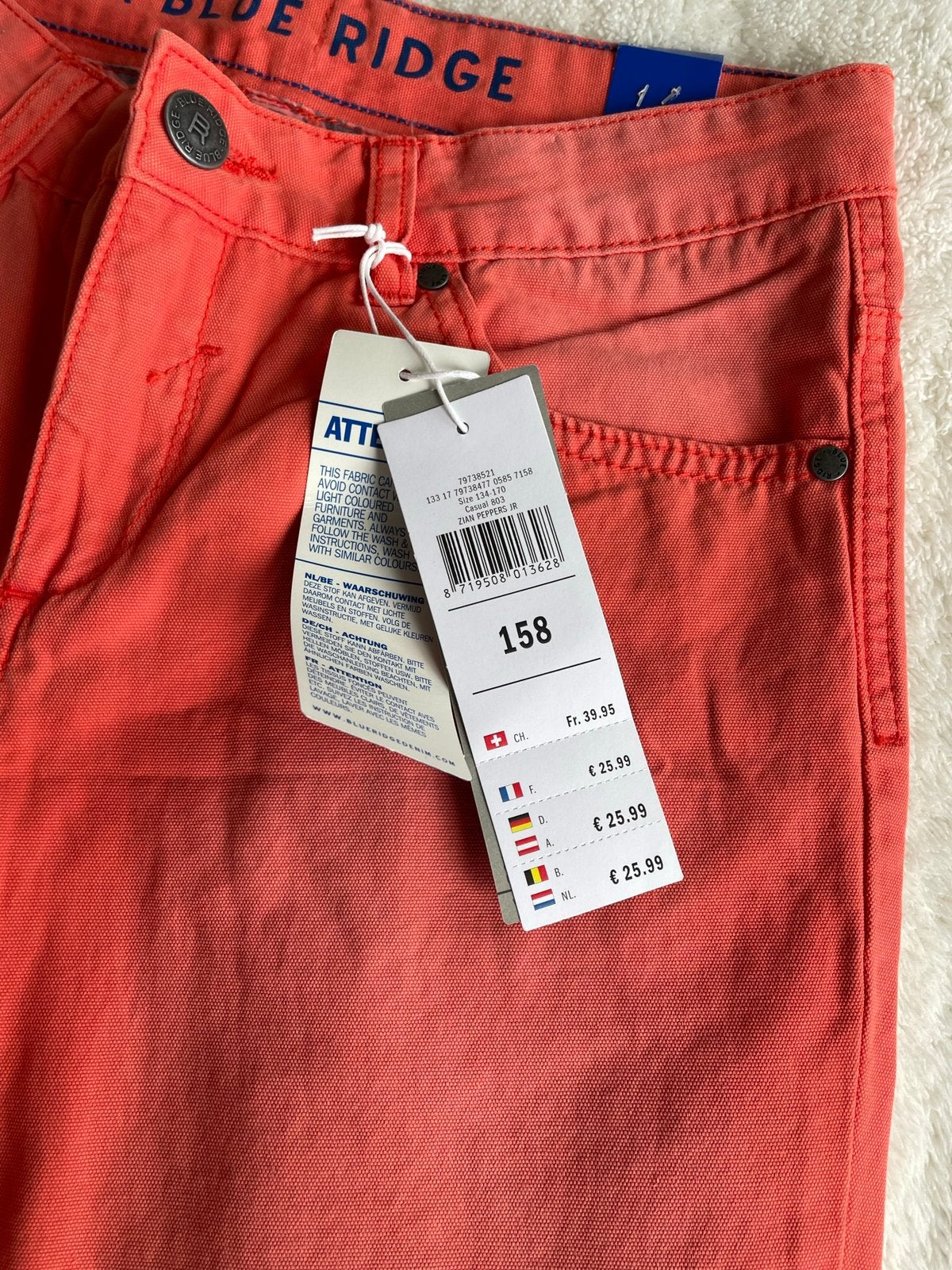 Korte broek jongens merk we model regular fit maat 158 nieuw, Ophalen of Verzenden, Nieuw, Jongen, Broek