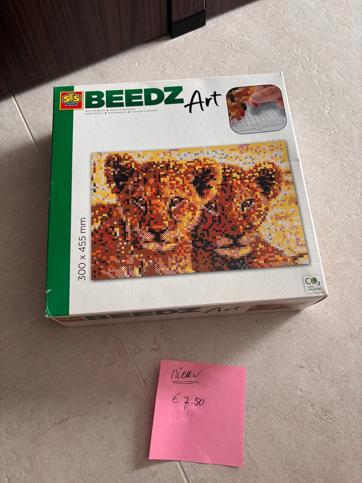 Nieuw SES BEEDZ Art strijkkralen set - Leeuwenwelpen, Ophalen, Dieren, Nieuw, Meerkleurig