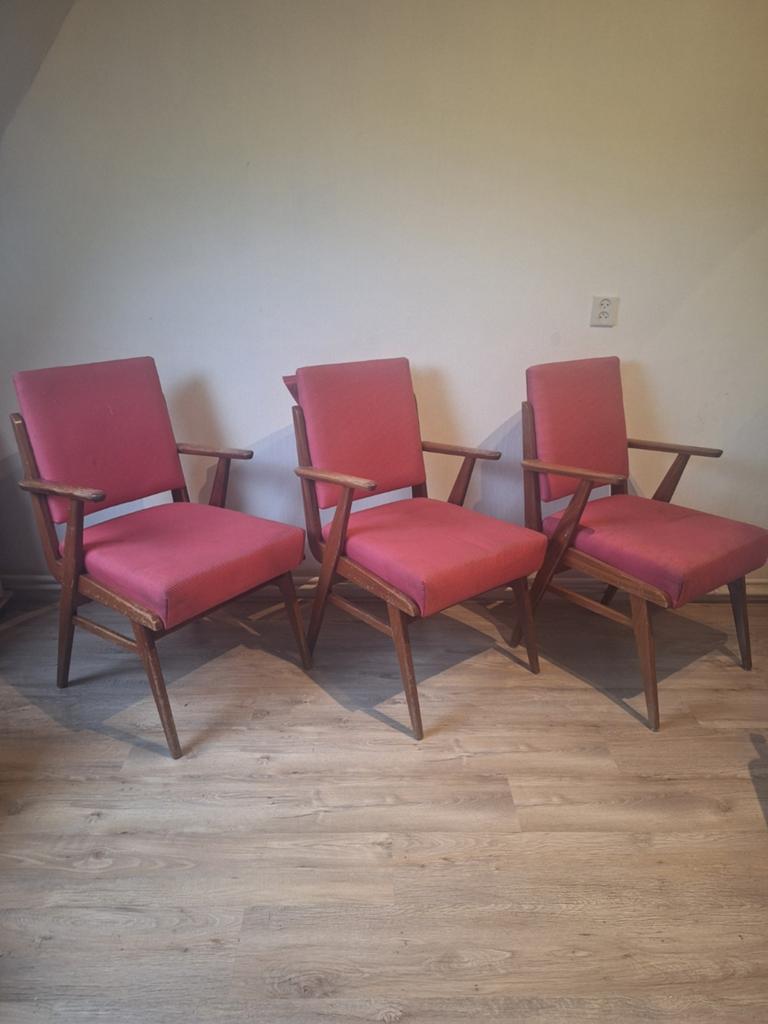 Prachtige zeldzame scandinavische eetkamer stoelen, Ophalen