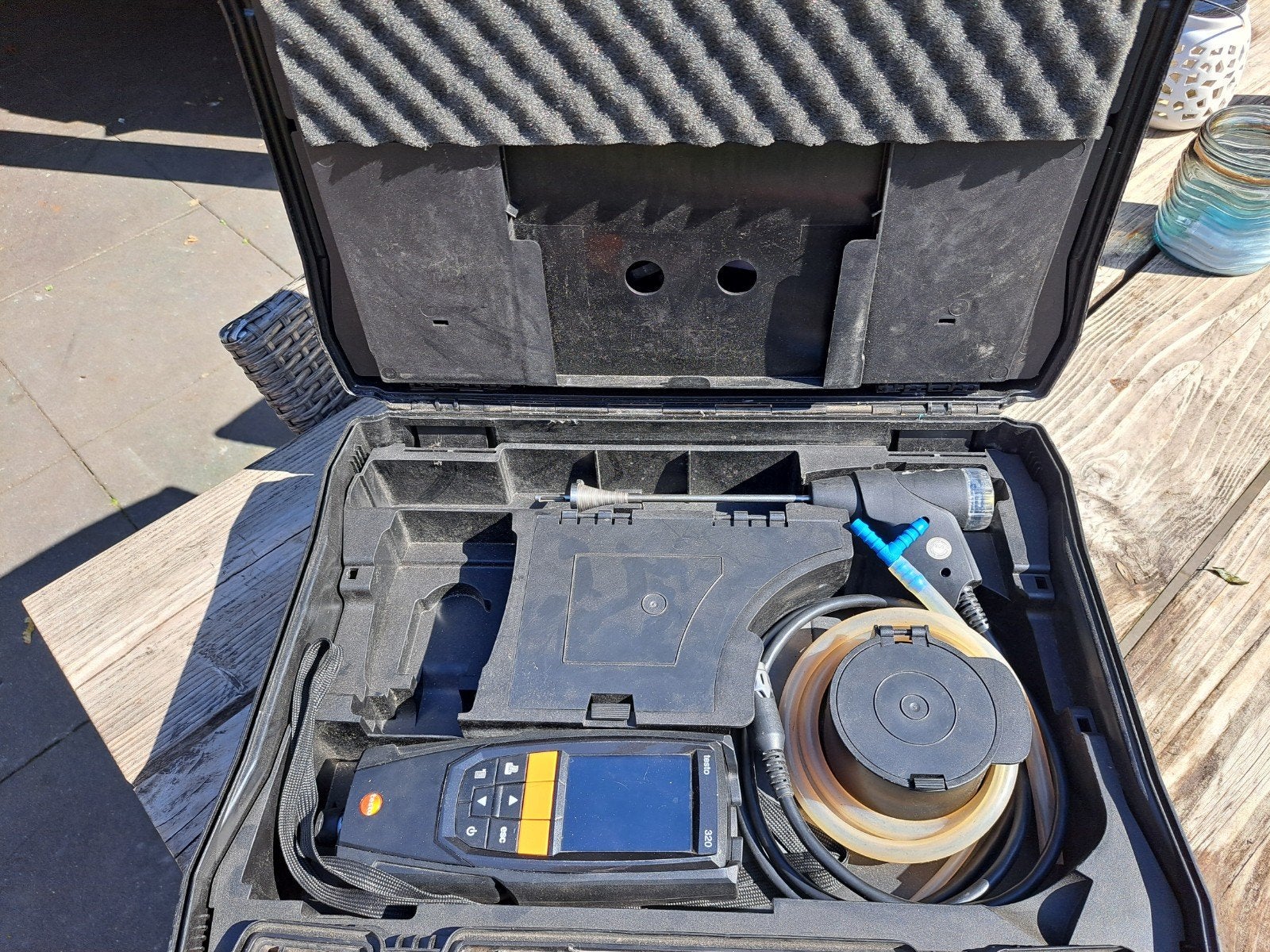 Testo 320 Rookgasanalyzer - O2 sensor geen contact, Doe-het-zelf en Verbouw, Ophalen of Verzenden, Gebruikt