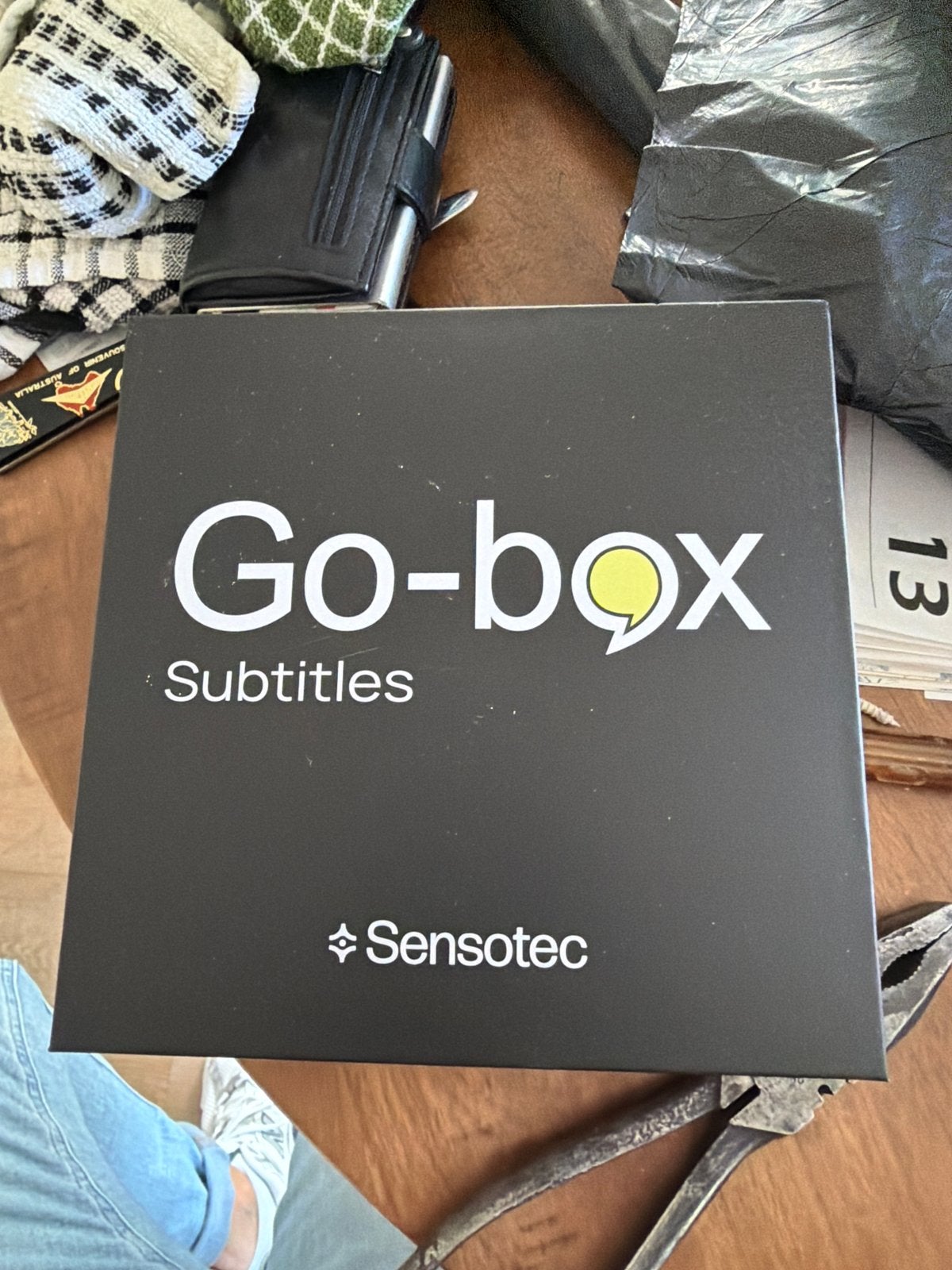 Sensotec Go-box Subtitles, Ophalen, Zo goed als nieuw