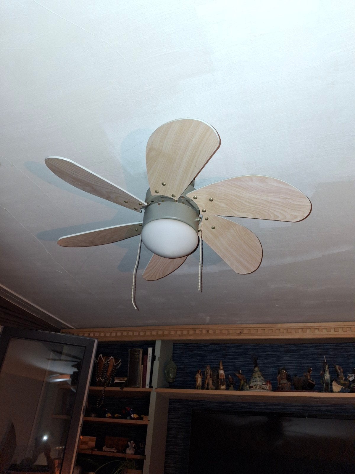 Plafond ventilator met verlichting., Ophalen of Verzenden