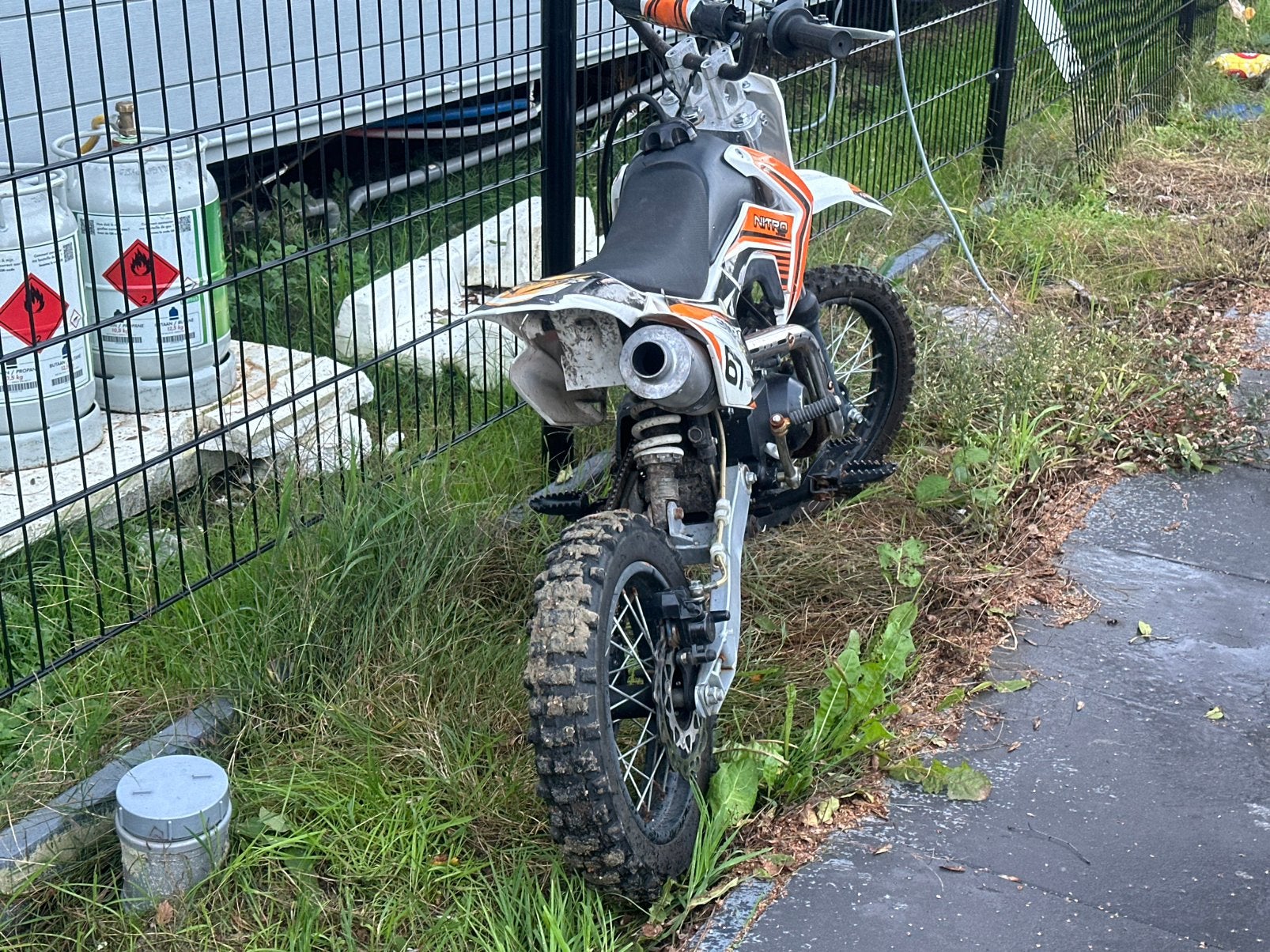 Crossmotor 110cc  nog 1 week te koop 375  euro, Ophalen, Zo goed als nieuw, Overige typen
