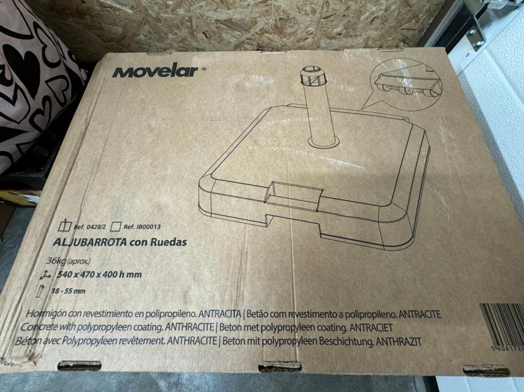 Parasolvoeten Movelar diverse modellen Nieuw !, Ophalen, Nieuw, Minder dan 1 meter, Parasolvoet