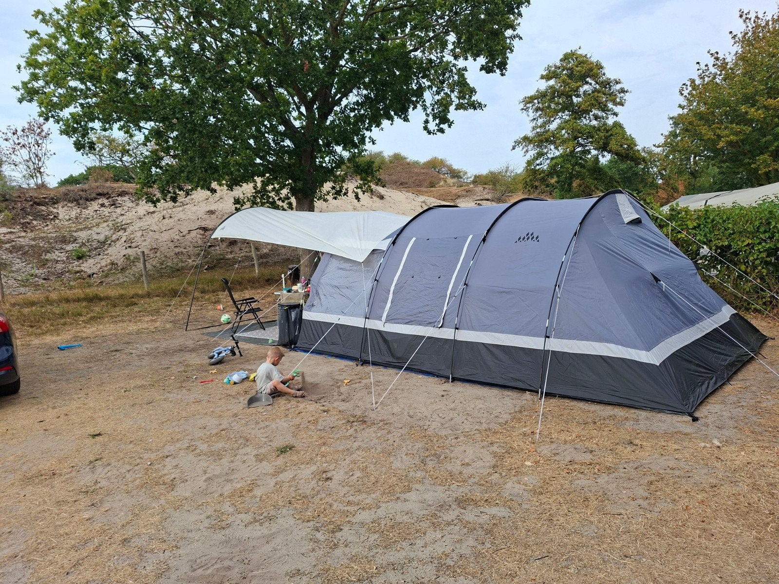 obelink 6 persoons tunnel tent met luifel, Ophalen, Zo goed als nieuw, Tot en met 6