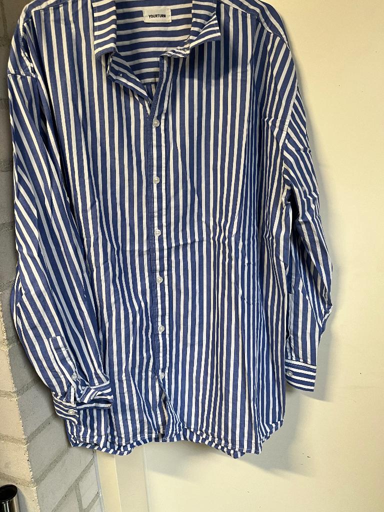 Oversized overhemd van Youturn, Blauw, Yourturn, Ophalen of Verzenden, Zo goed als nieuw