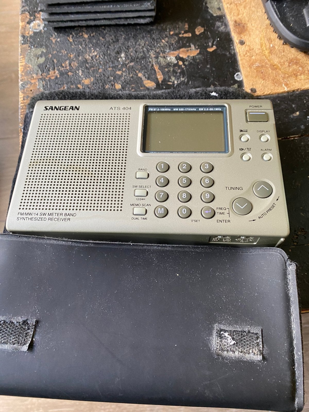 Sangean radio, op batterijen., Audio, Tv en Foto, Radio's, Ophalen, Gebruikt