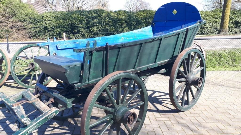 boerenwagen marktwagen kaasbrik boerenkar speelwagen rijtuig, Ophalen