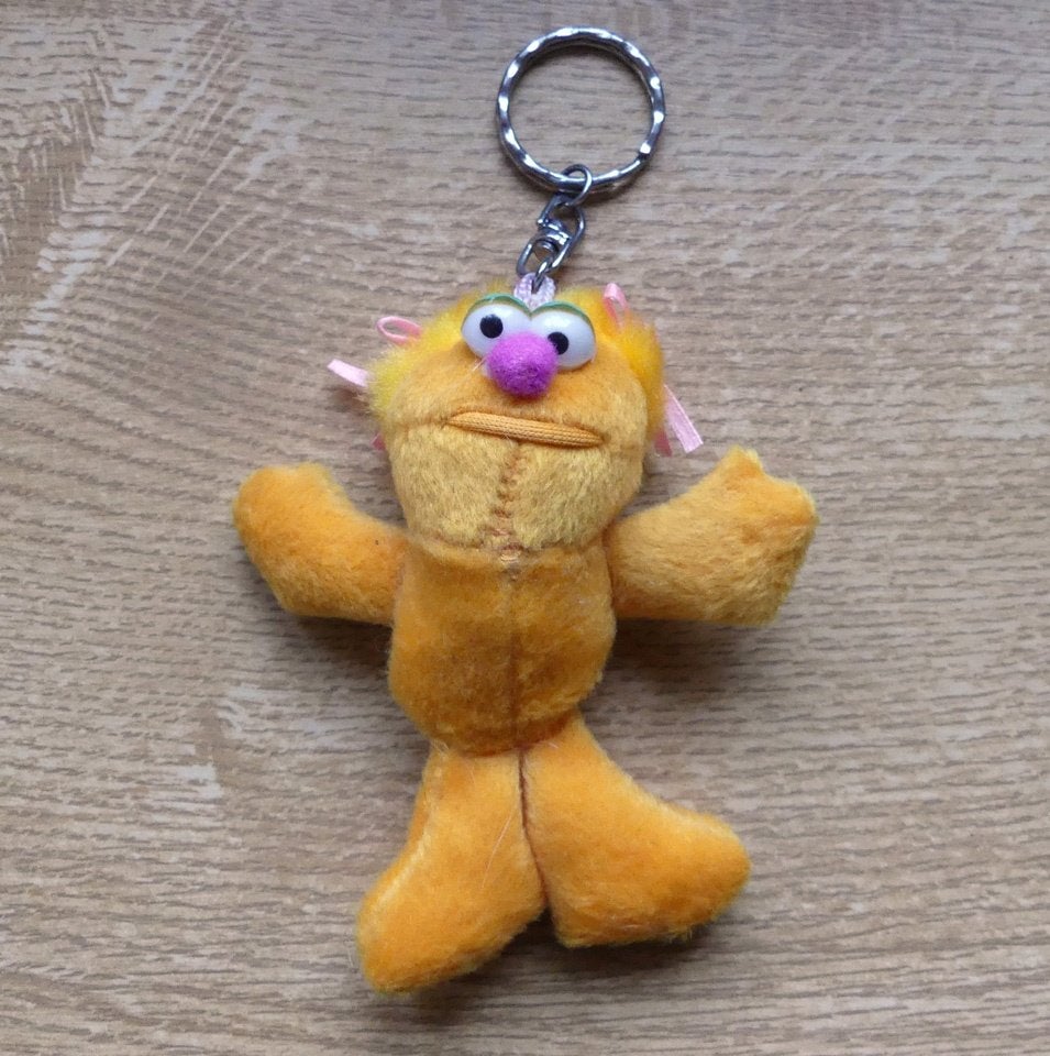 Sleutelhanger Sesamstraat Zoe pluche, Ophalen of Verzenden, Zo goed als nieuw, Knuffel of Figuurtje