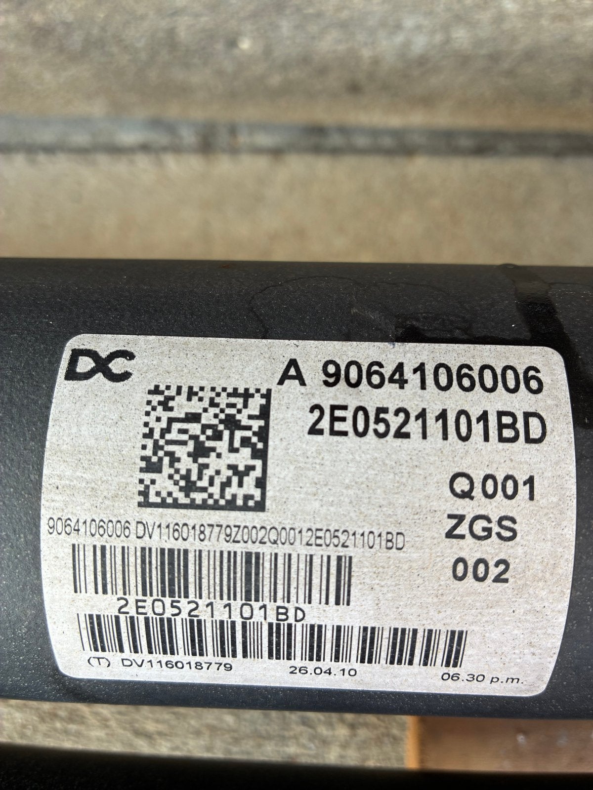 TE KOOP GEVRAAGD. Mercedes-Benz A 9064106006 Aandrijfas, Ophalen of Verzenden, Gebruikt, Mercedes-Benz