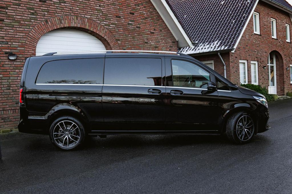 Mercedes-Benz V-Klasse 300d Extra Lang L3 237PK Automaat DUB, Gebruikt, Zwart, 4 cilinders, 2000 kg