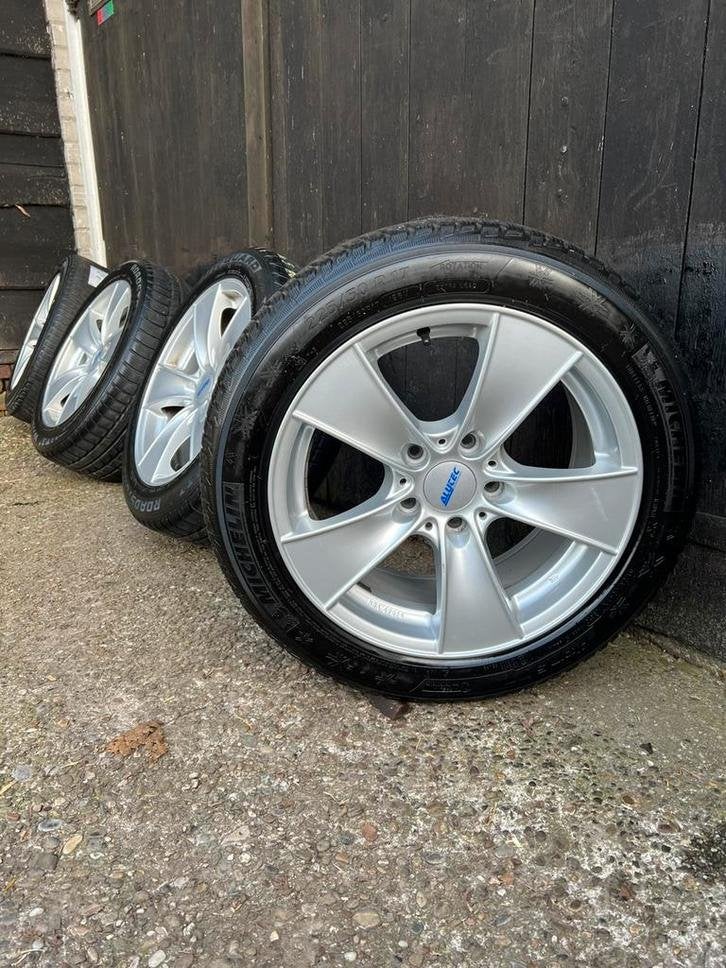BMW 3 4 serie E46 E90 E91 F32 F33 velgen 5x120 17? Michelin, Niet ingevuld, Gebruikt, Verzenden, Banden en Velgen