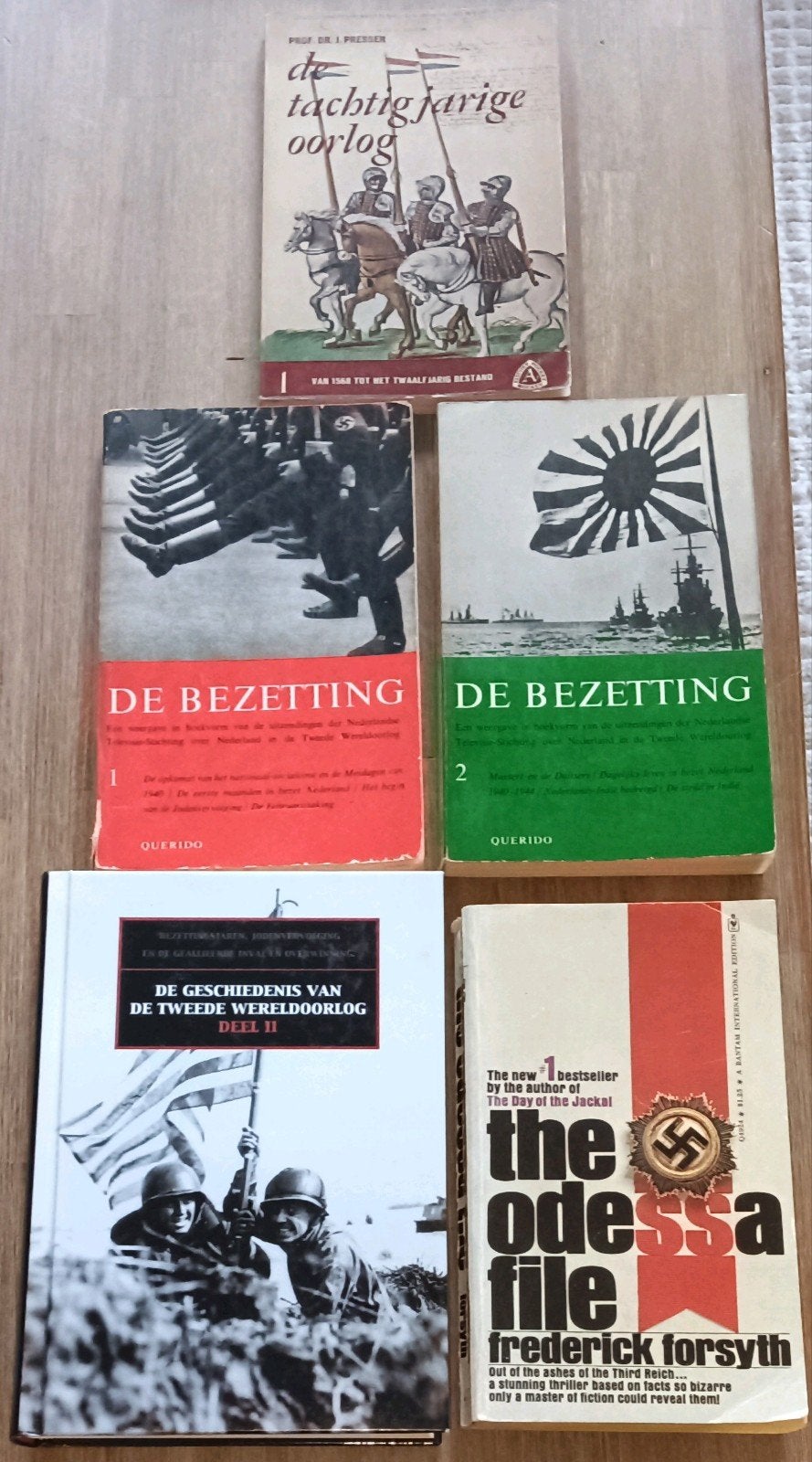 5 boeken over de Tweede Wereldoorlog, Ophalen of Verzenden, Landmacht, Tweede Wereldoorlog, Gelezen