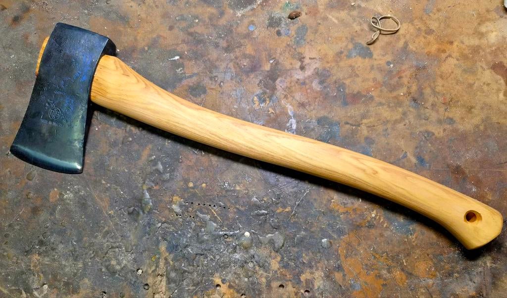 Vintage Hults Bruk Bijl - Zweeds Hickory Staal 51 cm, Verzenden