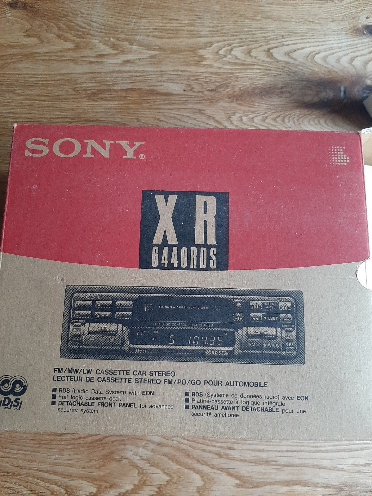 Sony XR-6440RDS Autoradio Cassettespeler Nieuw in Doos, Auto diversen, Autoradio's, Ophalen of Verzenden