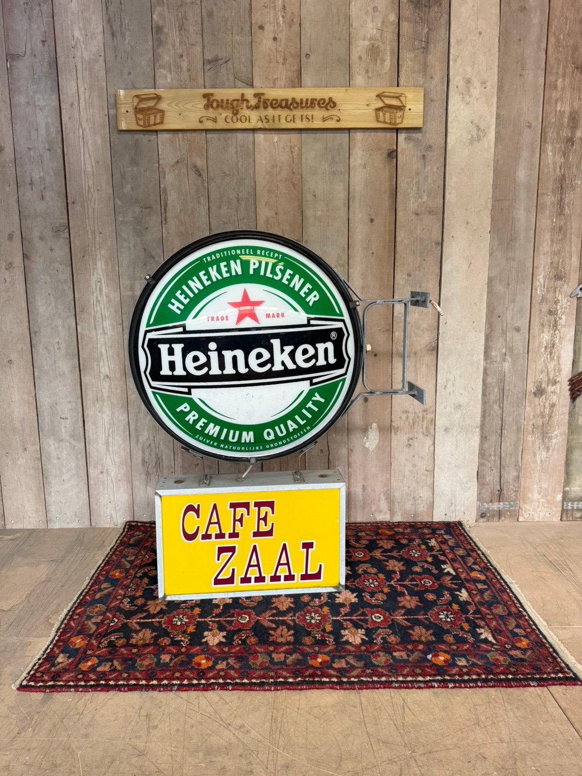 Heineken lichtbak - cafe zaal, Ophalen, Gebruikt, Lichtbak of (neon) lamp, X