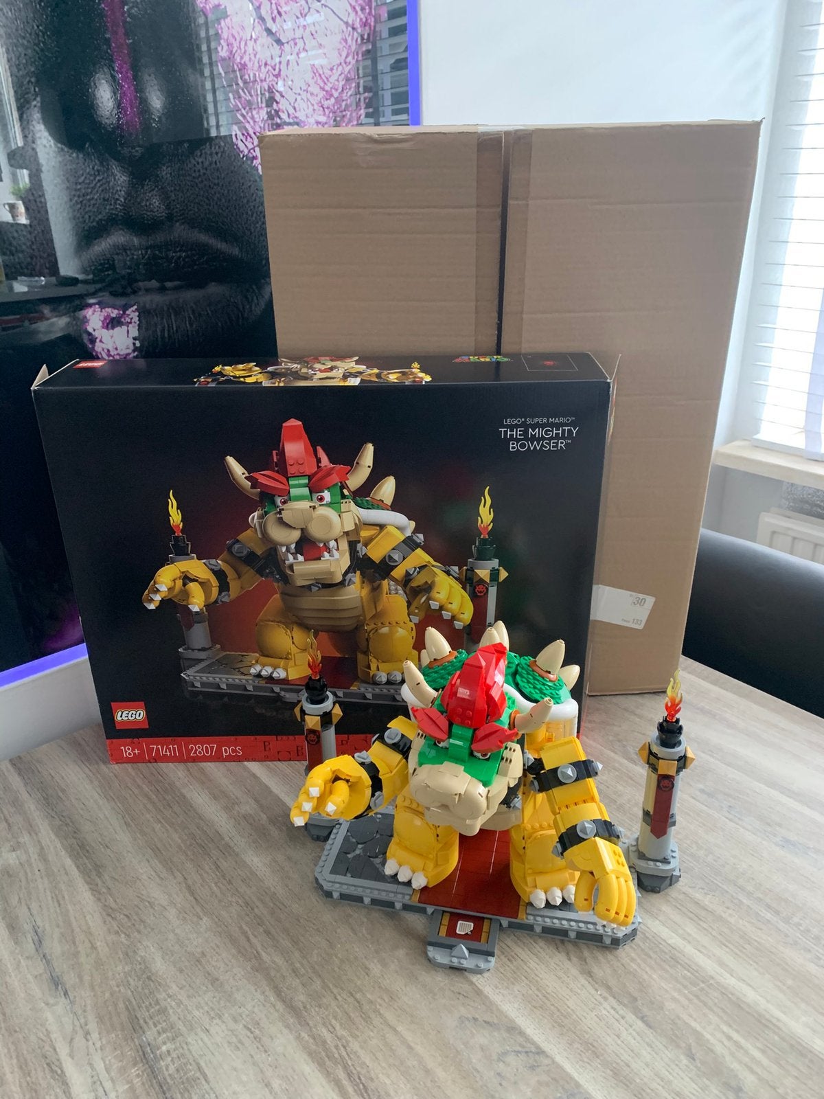 Lego Mighty Bowser 71411 helemaal compleet!, Kinderen en Baby's, Speelgoed | Duplo en Lego, Zo goed als nieuw, Ophalen of Verzenden