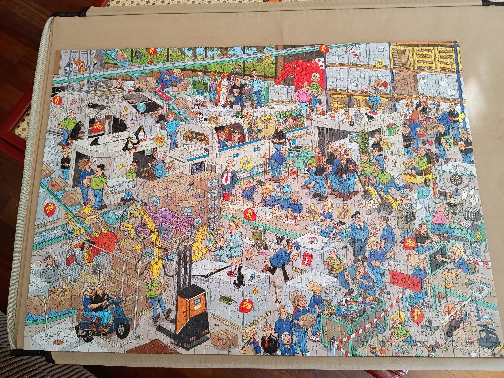 Jan van Haasteren puzzel, Ophalen of Verzenden, 500 t/m 1500 stukjes, Zo goed als nieuw, Legpuzzel