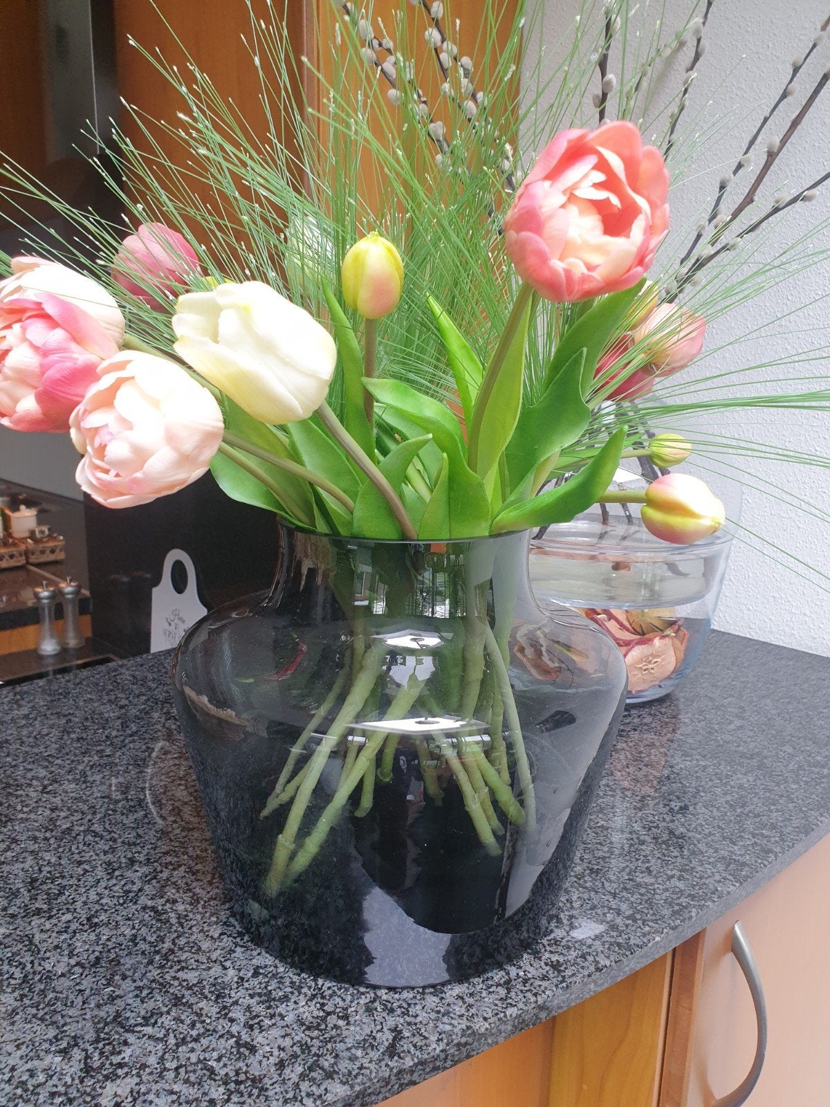 Kunst tulpen lichte kleur, Ophalen, Zo goed als nieuw