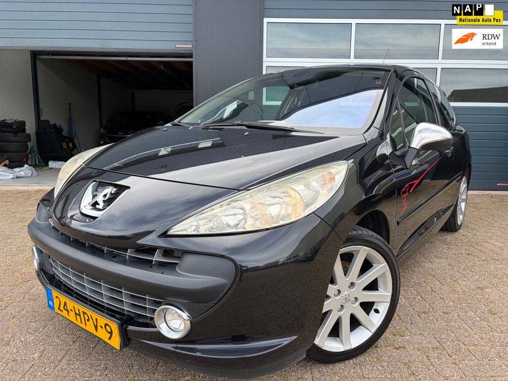 Peugeot 207 1.6 Sport T Le Mans|Airco|Cruise control!, Auto's, Peugeot, Voorwielaandrijving, Gebruikt, Zwart, 4 cilinders