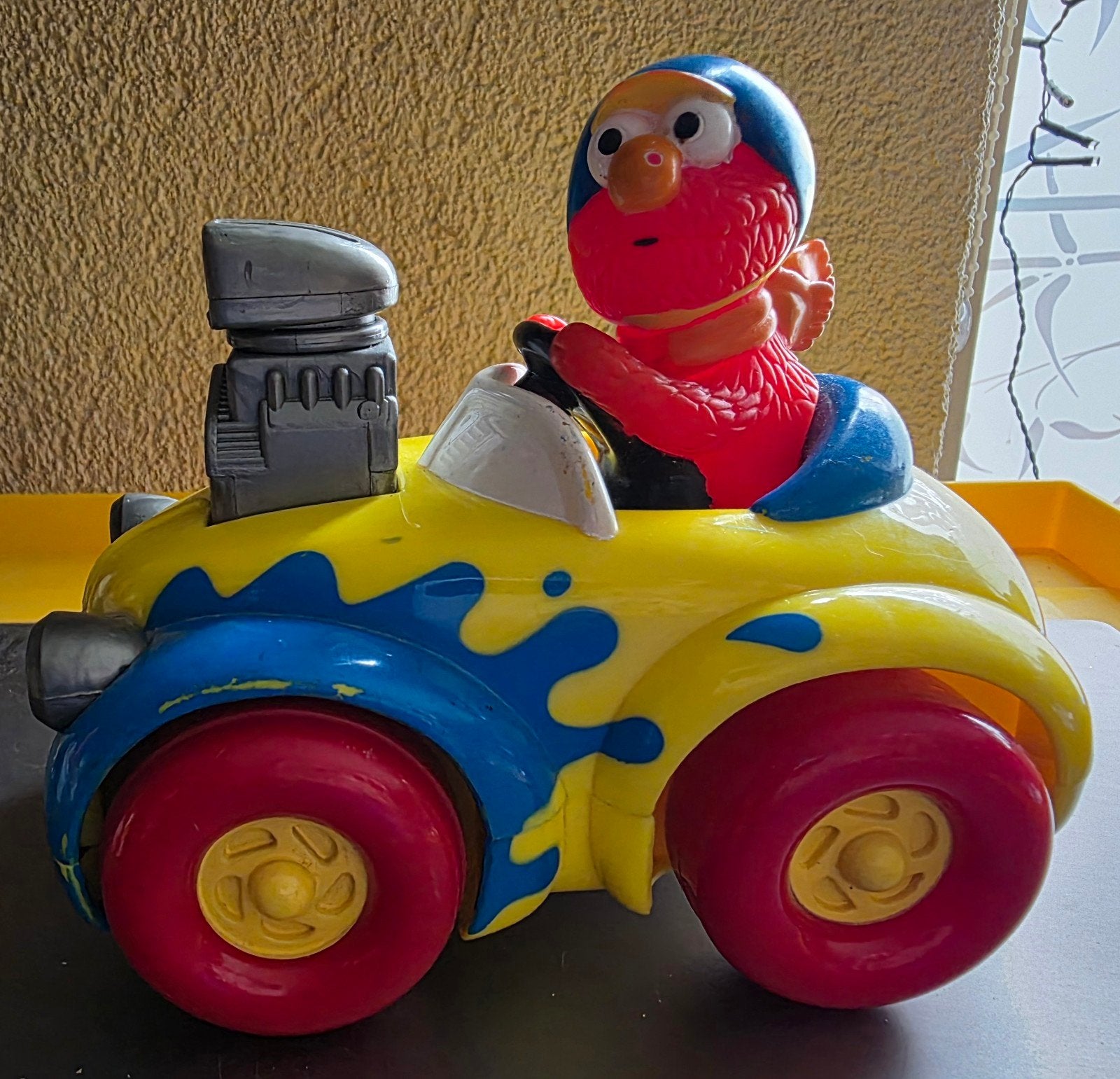 Elmo raceauto Tyco Preschool Toys 1998, Ophalen of Verzenden, Gebruikt