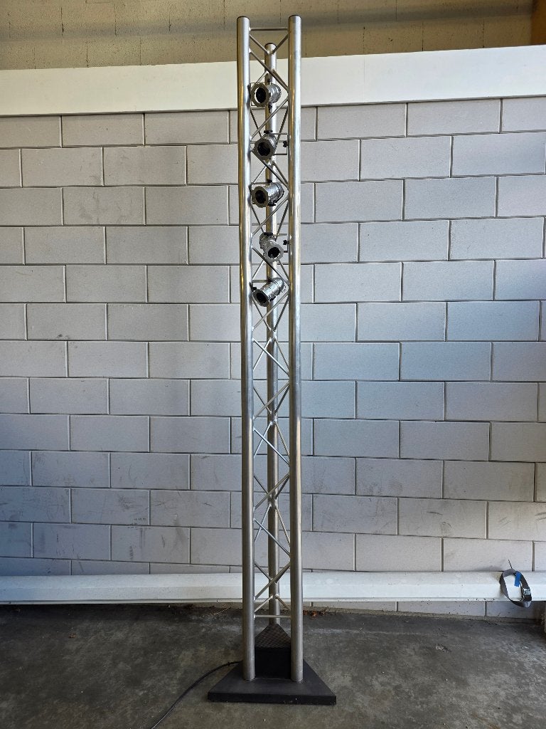 4x Complete Truss Totem /lichtzuil met 5x LED Par 56, Ophalen, Zo goed als nieuw, Licht