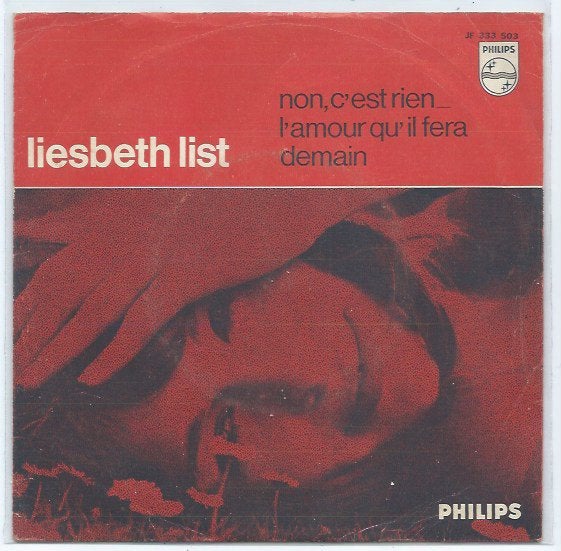 Liesbeth List- Non, C' Est Rien, Gebruikt, 7 inch, Ophalen of Verzenden, Fotohoes