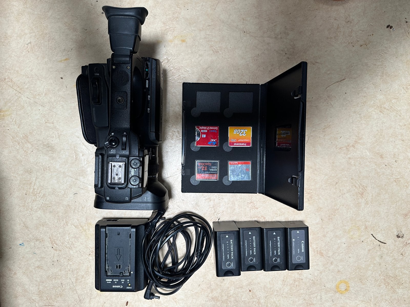 Canon XF100 Full HD Videocamera met accessoires, Ophalen, Canon, Overige soorten, Minder dan 8x