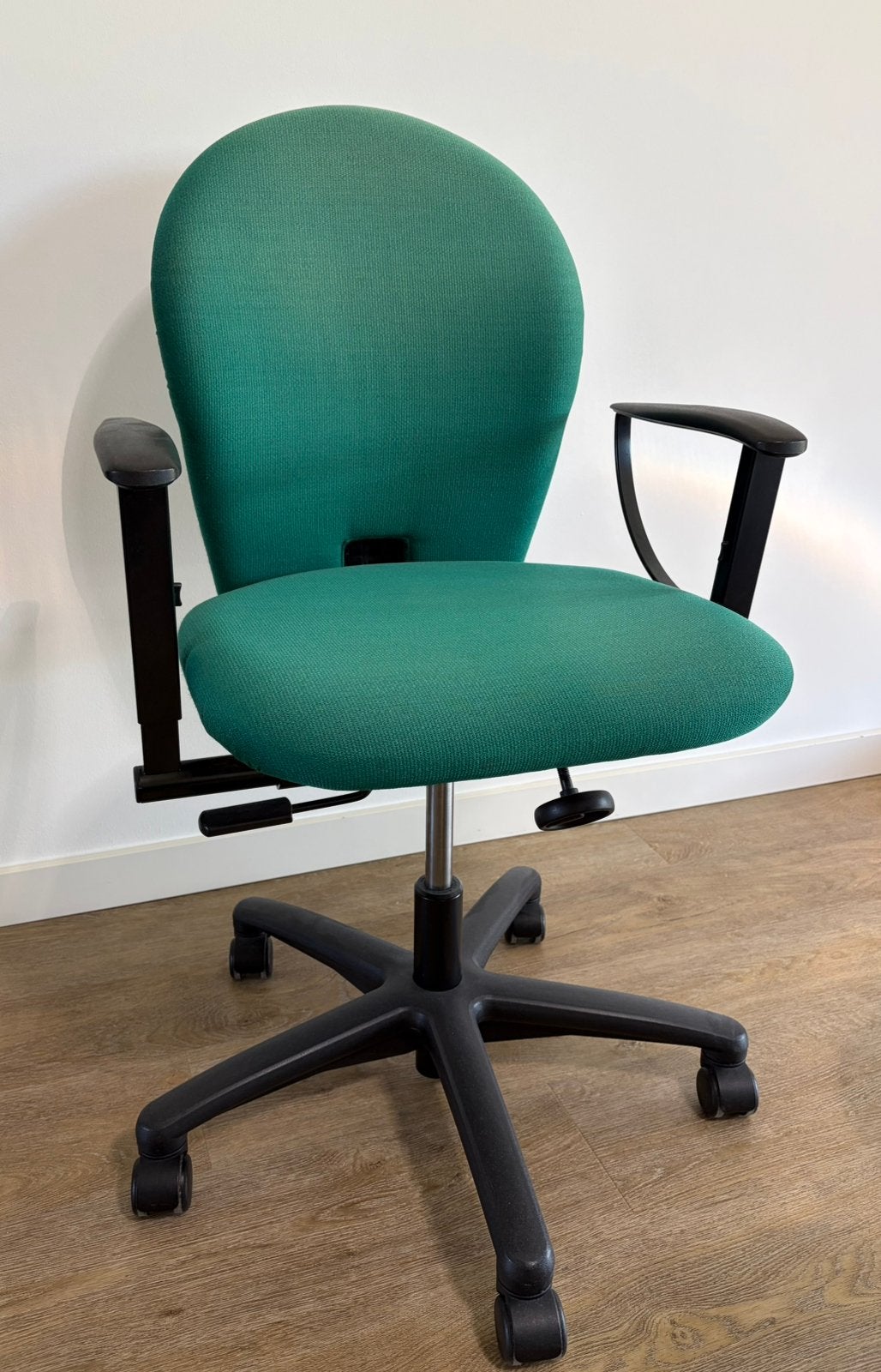 Bureaustoel, Huis en Inrichting, Bureaustoelen, Ophalen, Zo goed als nieuw, Groen, Bureaustoel