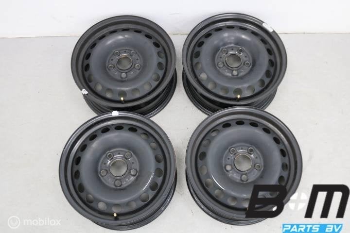 Originele 15 inch stalen velgen Golf 7 5Q0601027BA, Gebruikt, Velg(en)