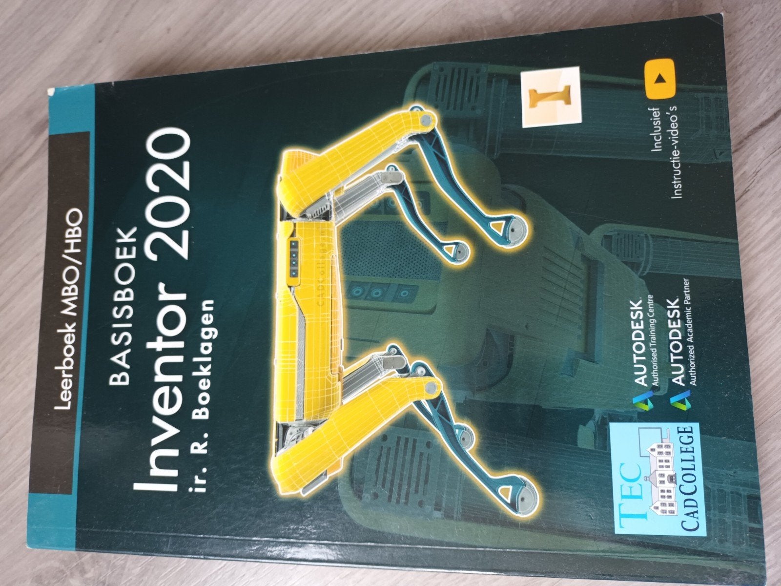 Basisboek Inventor 2020 MBO/HBO - ir. R. Boeklagen, MBO, Ir. R. Boeklagen, Beta, Ophalen
