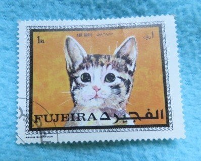 Postzegel Fujeira kat 1970, Ophalen of Verzenden, Gestempeld, Dier of Natuur