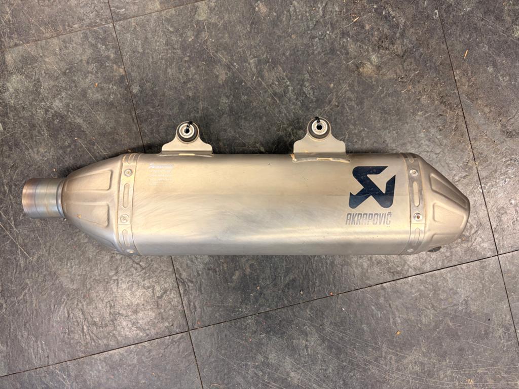 Akrapovic slip-on demper KTM 450 SXF 2012, Ophalen of Verzenden, Gebruikt