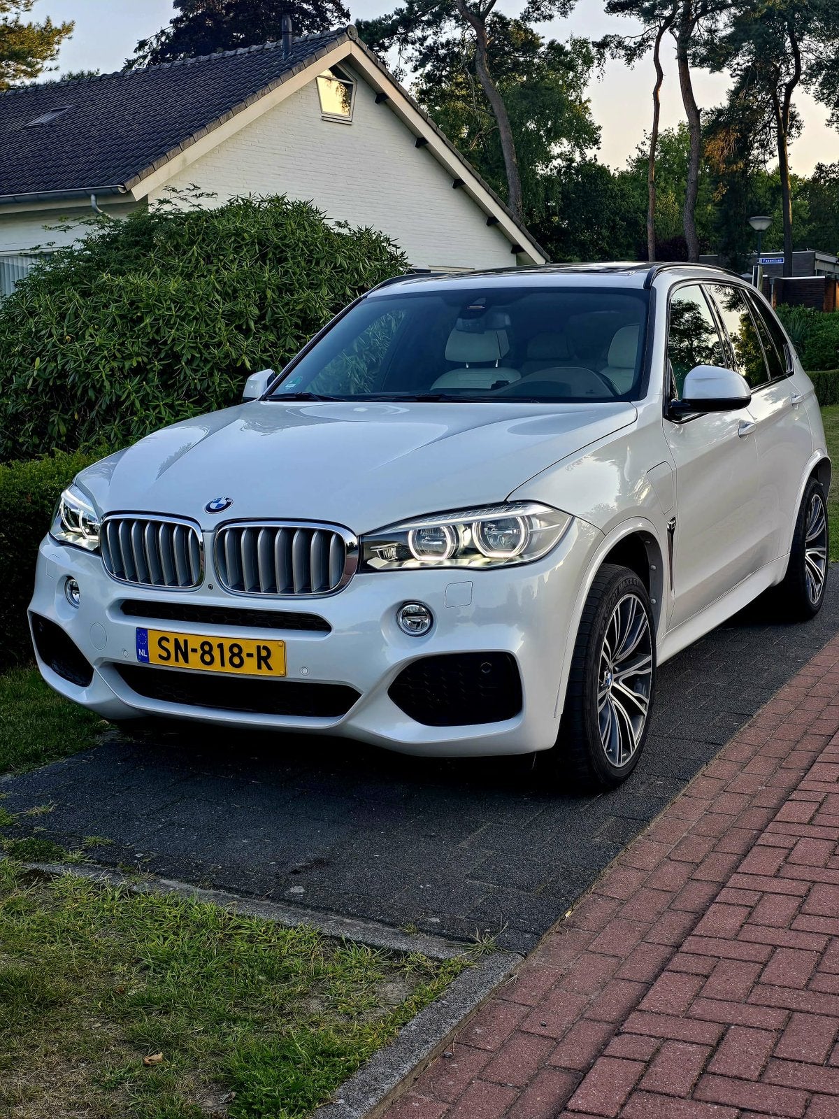 BMW X5 xDrive40e High Executive | Pano | B&O | NL auto, Wit, Vierwielaandrijving, Dealer onderhouden, 147 €/maand