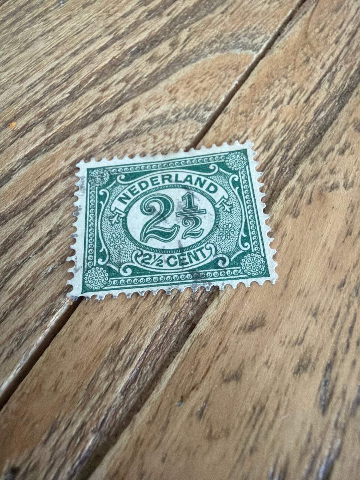 Nederland 2 1/2 cent postzegel, Postzegels en Munten, Ophalen of Verzenden, T/m 1940, Gestempeld