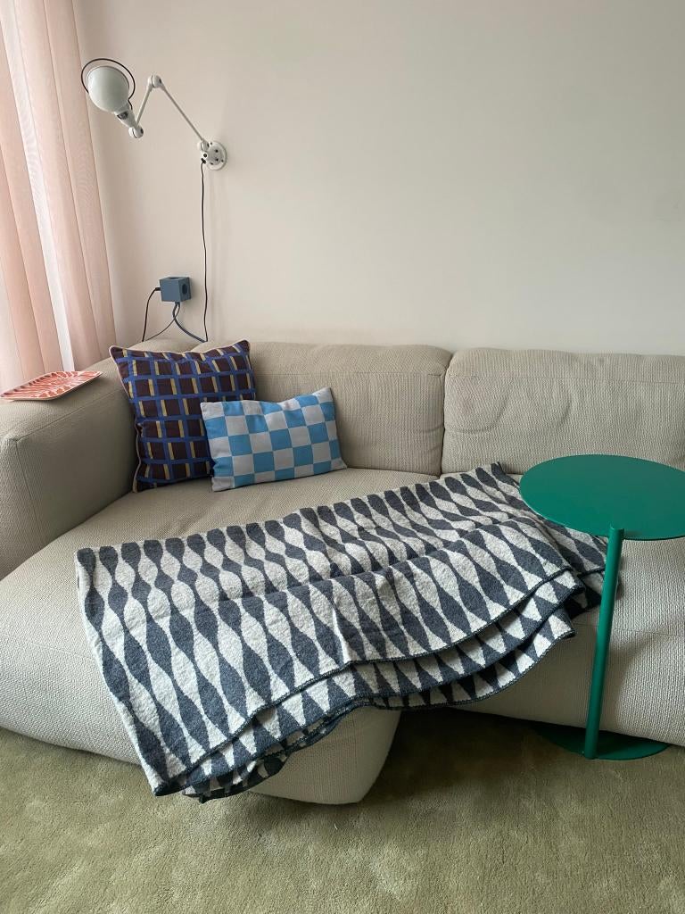 grote IKEA wollen bedspei of bank plaid met tof patroon, Huis en Inrichting, Slaapkamer | Beddengoed, Zo goed als nieuw, Overige typen