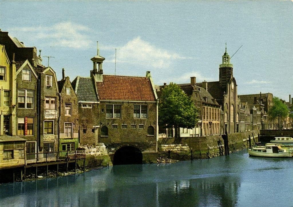Rotterdam, Aelbrechtskolk - Delfshaven - boten - 1967 gelope, Ophalen of Verzenden, 1960 tot 1980, Gelopen, Zuid-Holland