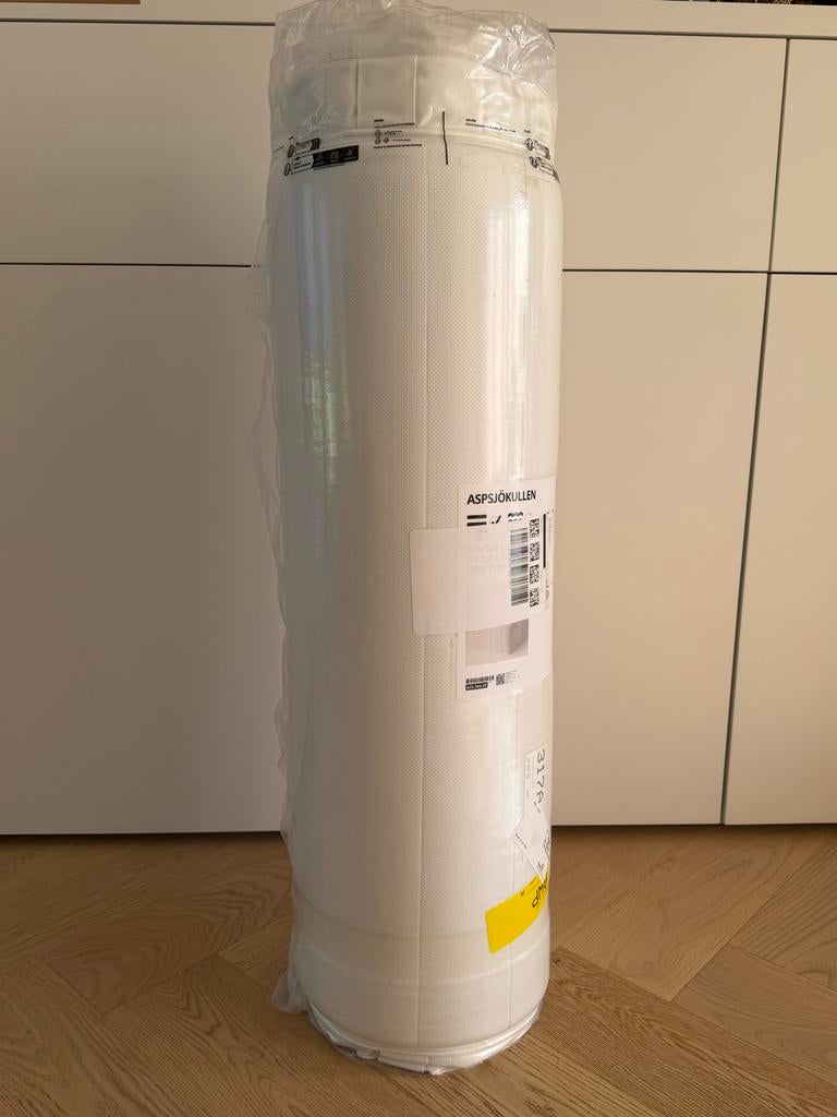 Gloednieuw IKEA Aspsjokullen matras 90x200, Huis en Inrichting, Slaapkamer | Matrassen en Bedbodems, 90 cm, Eenpersoons, Nieuw