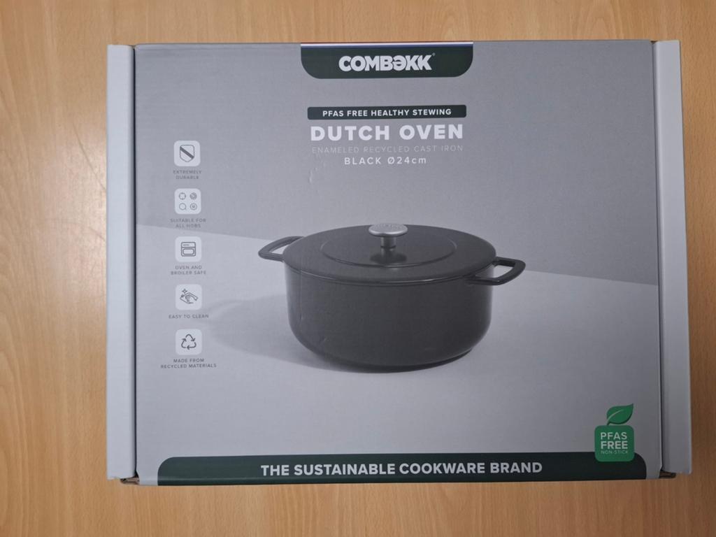 COMBEKK Dutch Oven 24cm - Gietijzeren Braadpan, Huis en Inrichting, Keuken | Potten en Pannen, Ophalen of Verzenden, Nieuw, Gietijzer