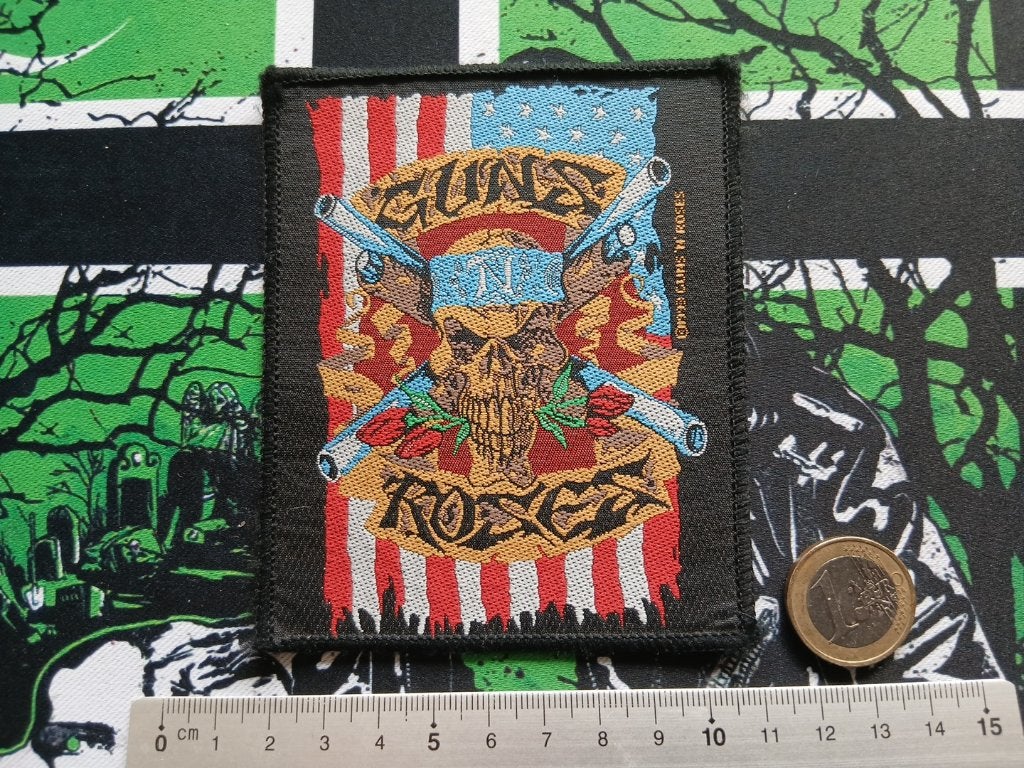 GUNS N' ROSES erg mooie 1993 vintage patch 146 9x11.5 cm, Ophalen of Verzenden, Nieuw, Kleding
