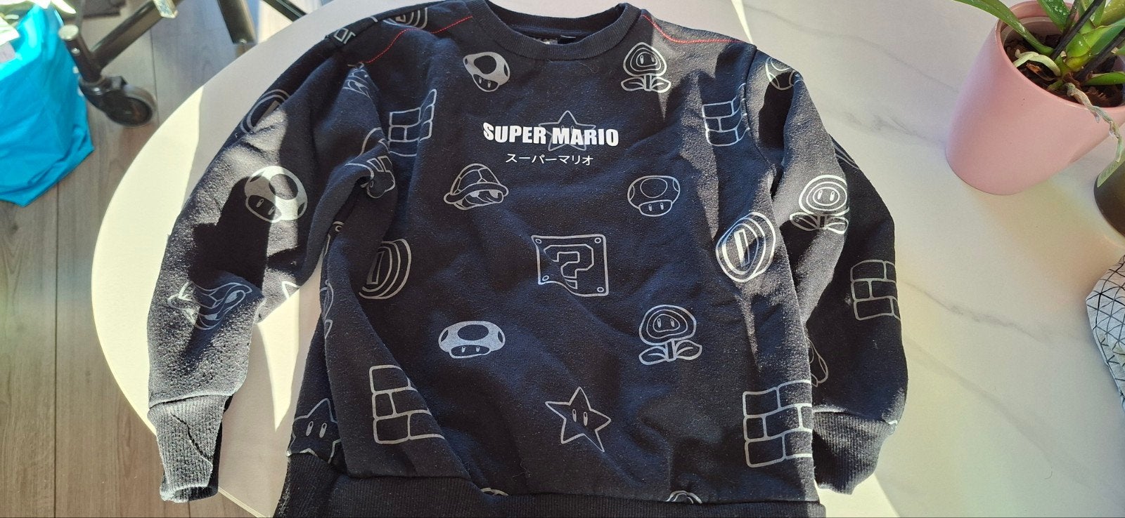 Super Mario trui maat 140, Super Mario, Trui of Vest, Ophalen of Verzenden, Zo goed als nieuw