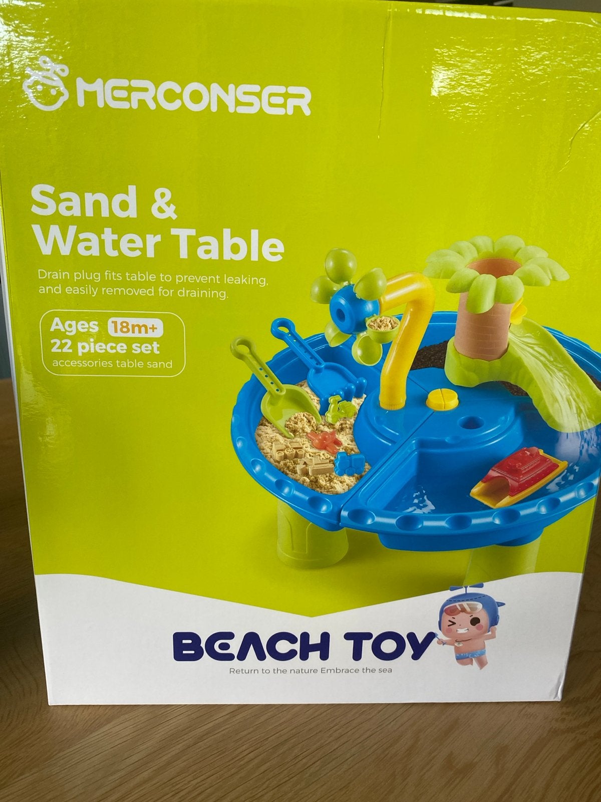MERCONSER Zand- en Watertafel - 22-delige set, Ophalen of Verzenden, Nieuw