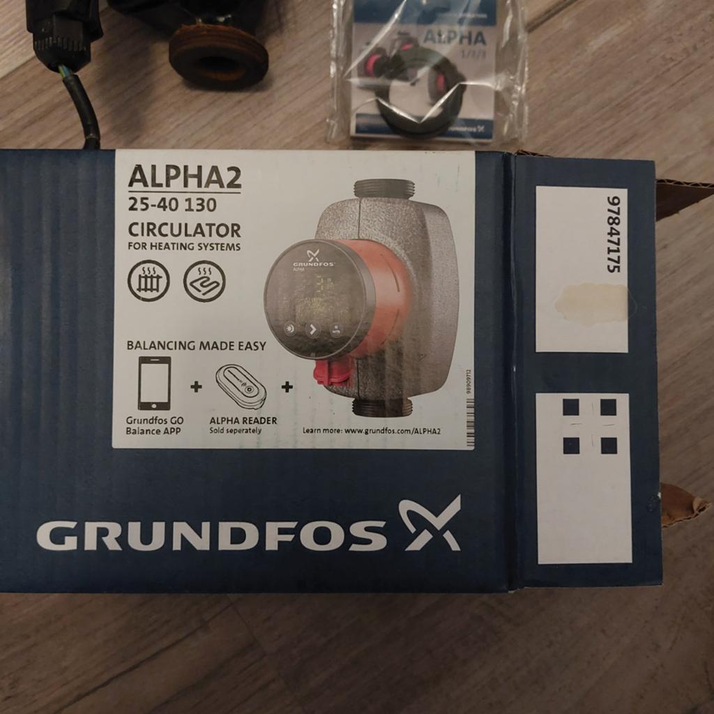 Grundfos Alpha 2 25-40 CV pomp en Honeywell 3-wegklep, Ophalen, Zo goed als nieuw, Overige typen