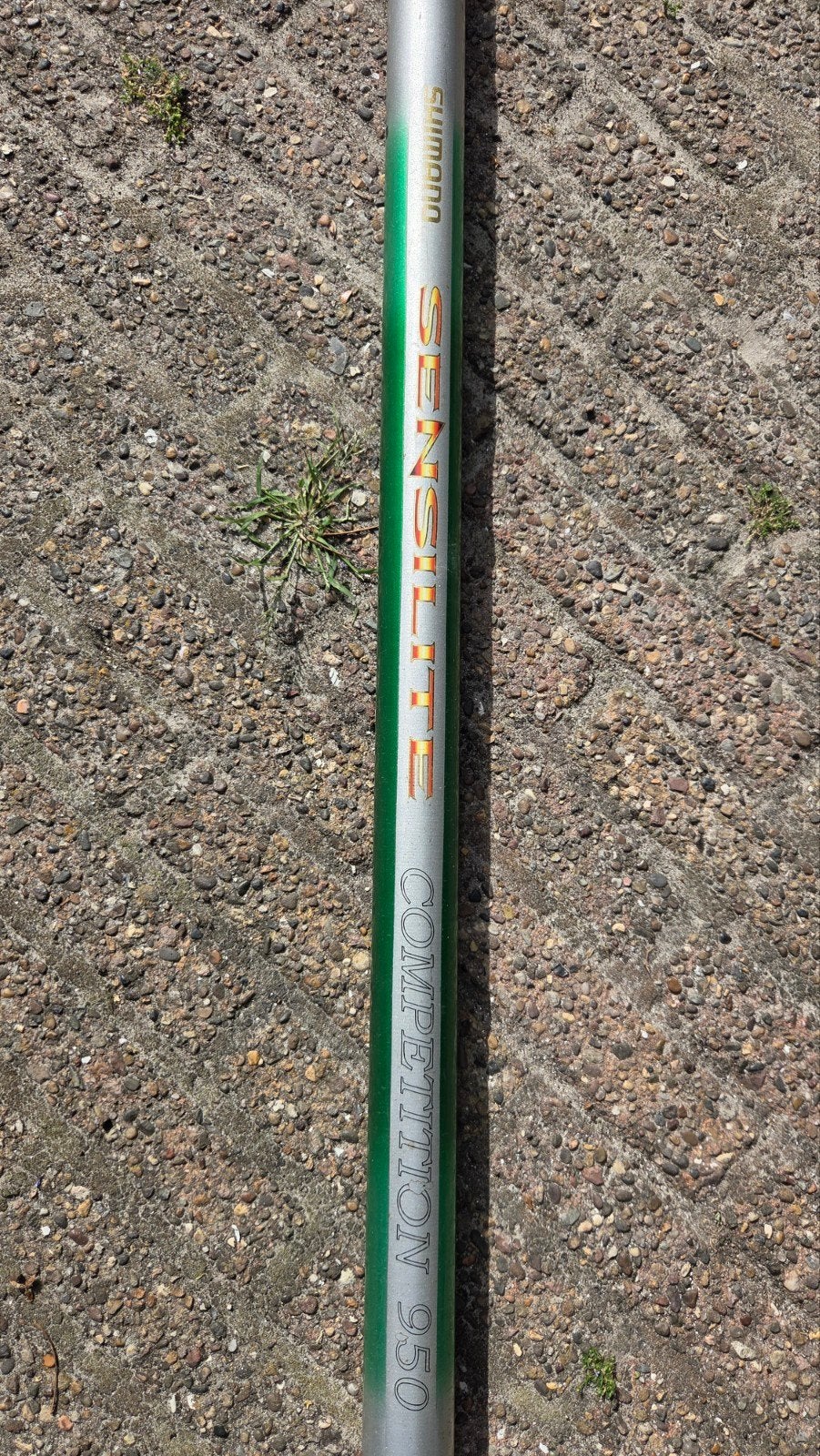 Shimano Sensilite Competition 950 Vaste Hengel 9.50m, Ophalen, Gebruikt, Vaste hengel